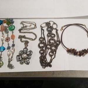Premiere Designs 4 necklaces, 3 long and 1 short